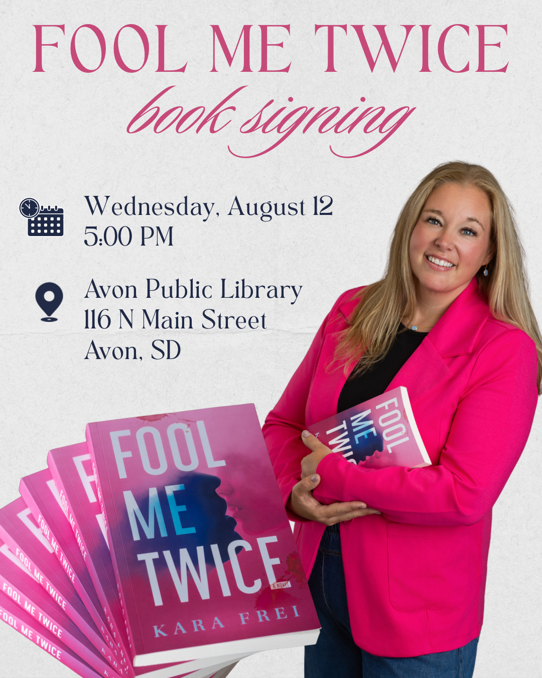 Preorder: Avon Public Library Event